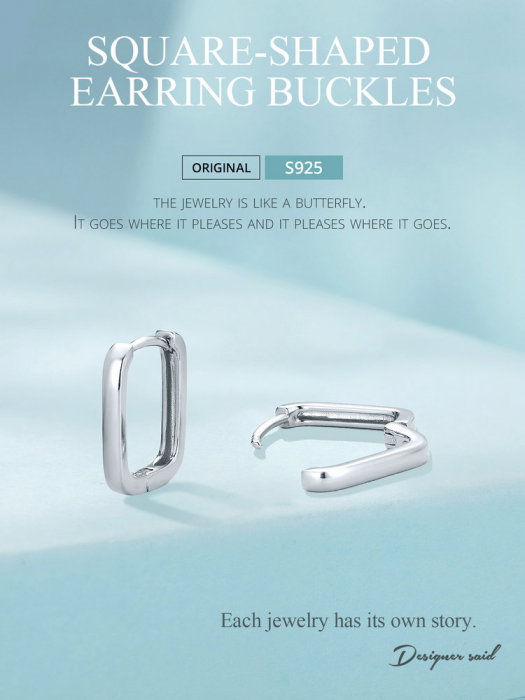 Cercei argint geometrici [14]