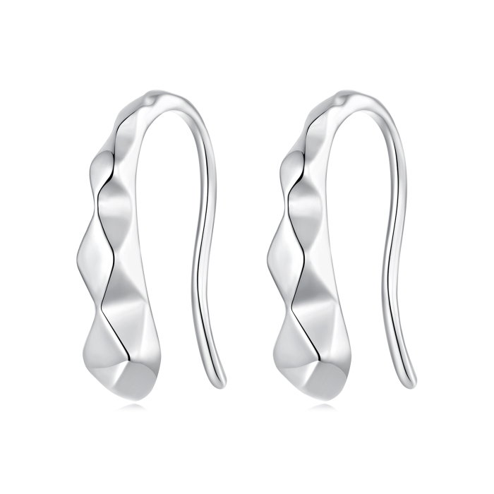 Cercei argint geometrici cu carlig [1]