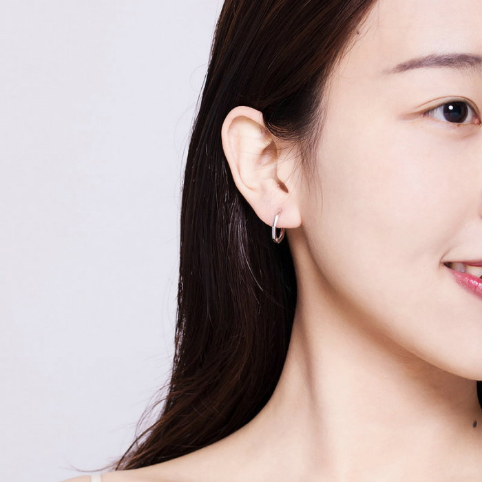 Cercei argint hexagonali [4]