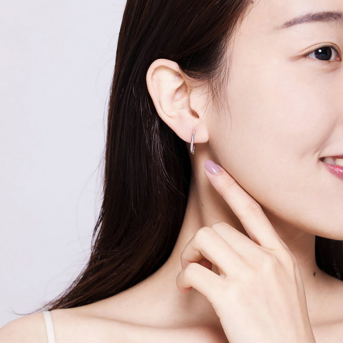 Cercei argint hexagonali [2]