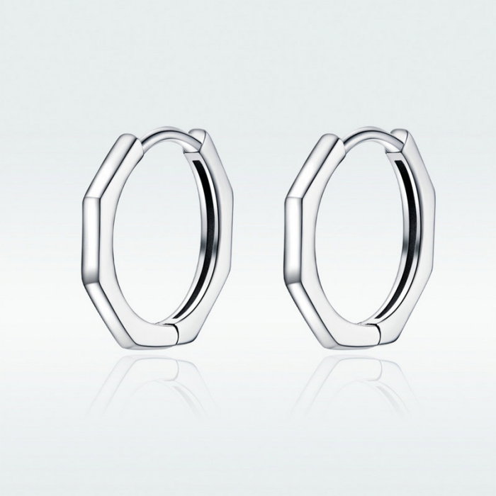 Cercei argint hexagonali [3]