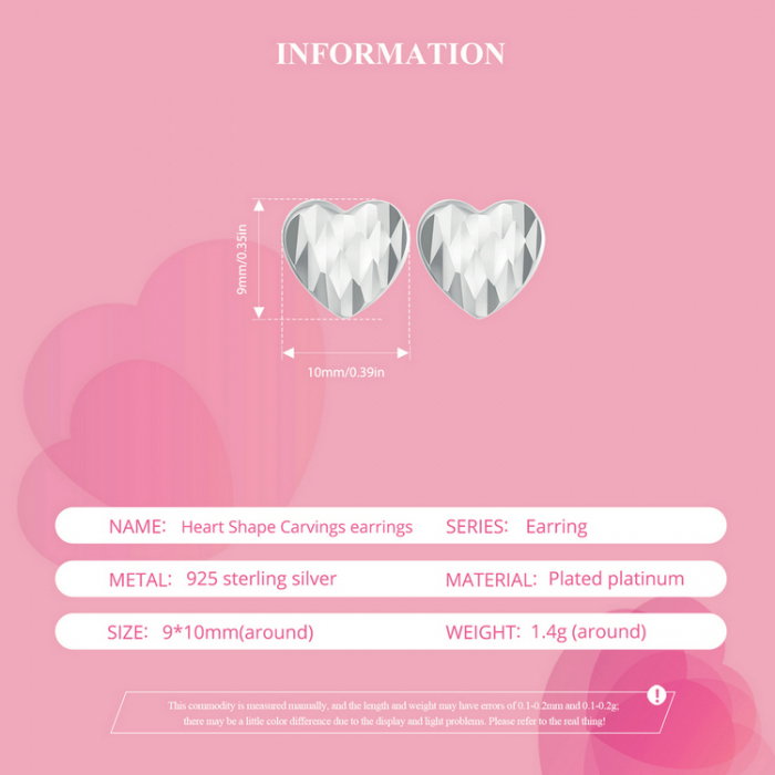 Cercei argint in forma de inima [9]