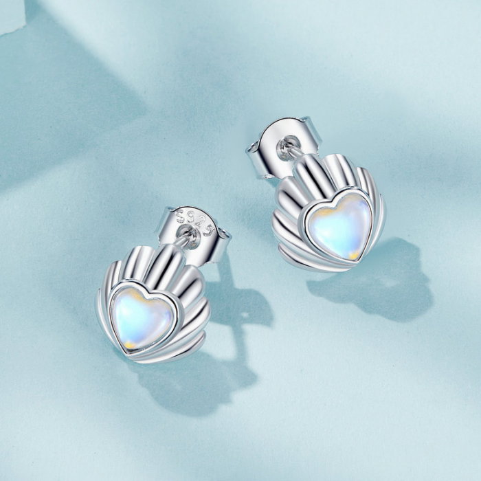 Cercei argint in forma de scoica [5]