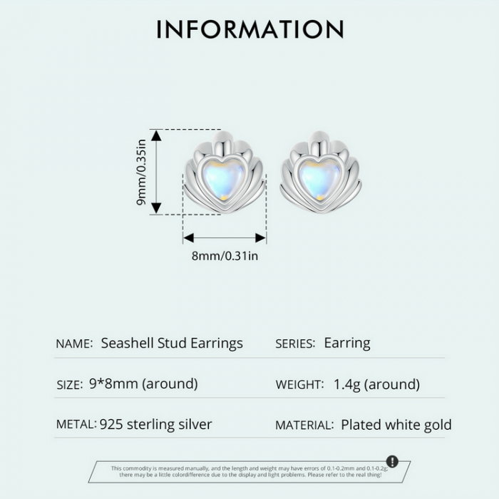 Cercei argint in forma de scoica [9]
