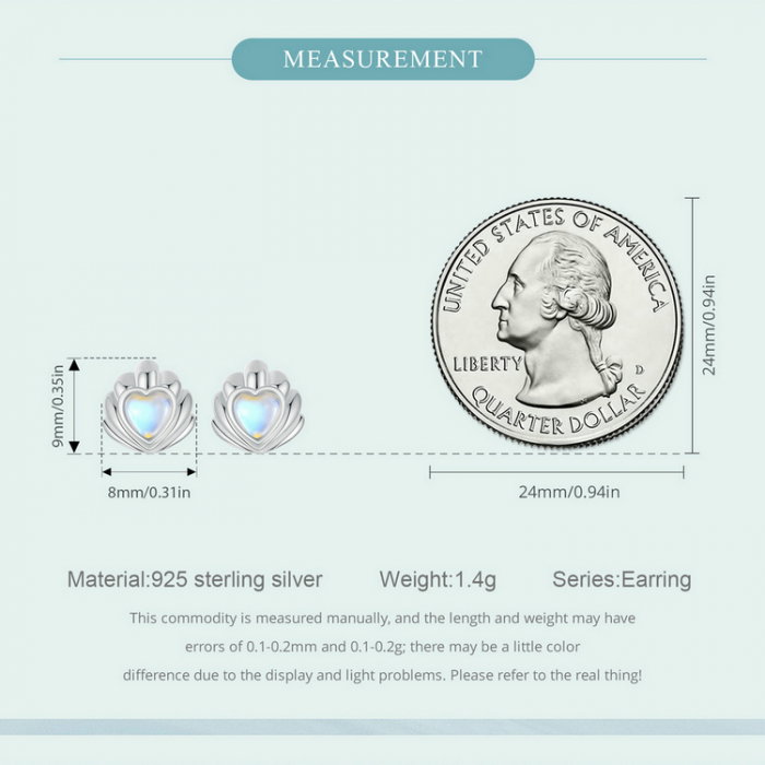 Cercei argint in forma de scoica [10]