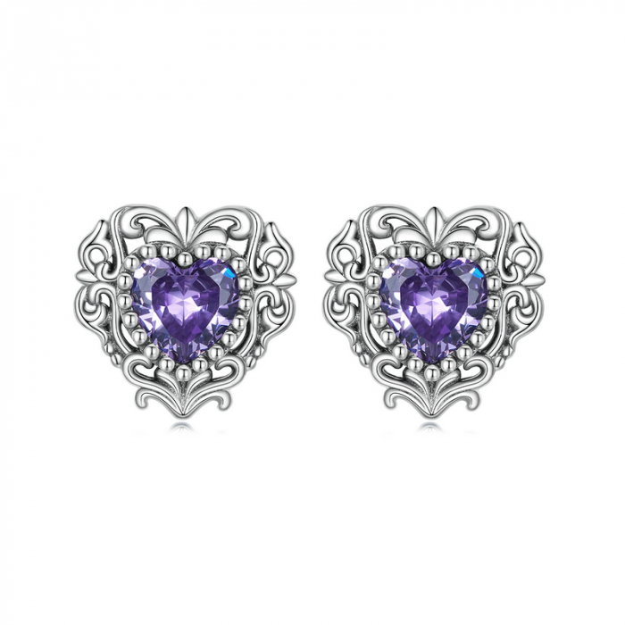 Cercei argint inimioare [1]