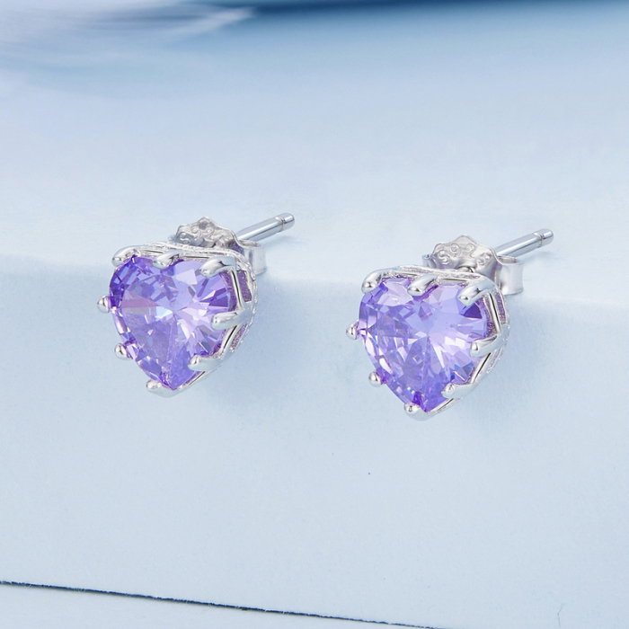 Cercei argint inimioare [6]