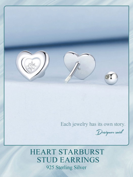 Cercei argint inimioare [13]