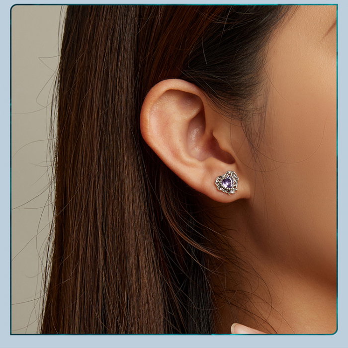 Cercei argint inimioare [8]