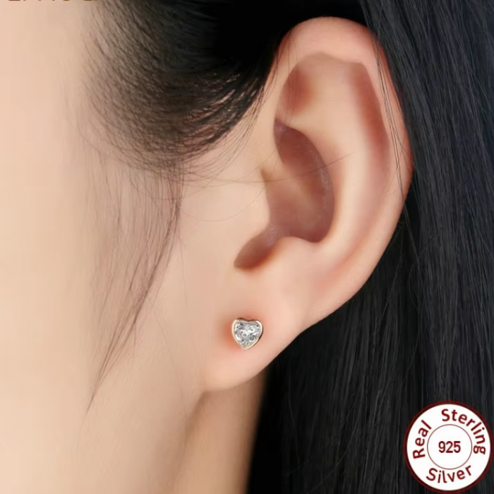 Cercei argint inimioare [2]