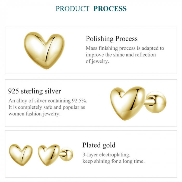 Cercei argint inimioare 5 mm [9]