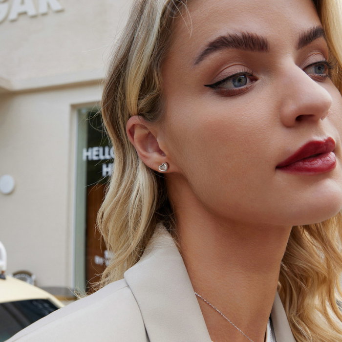 Cercei argint inimioare [4]