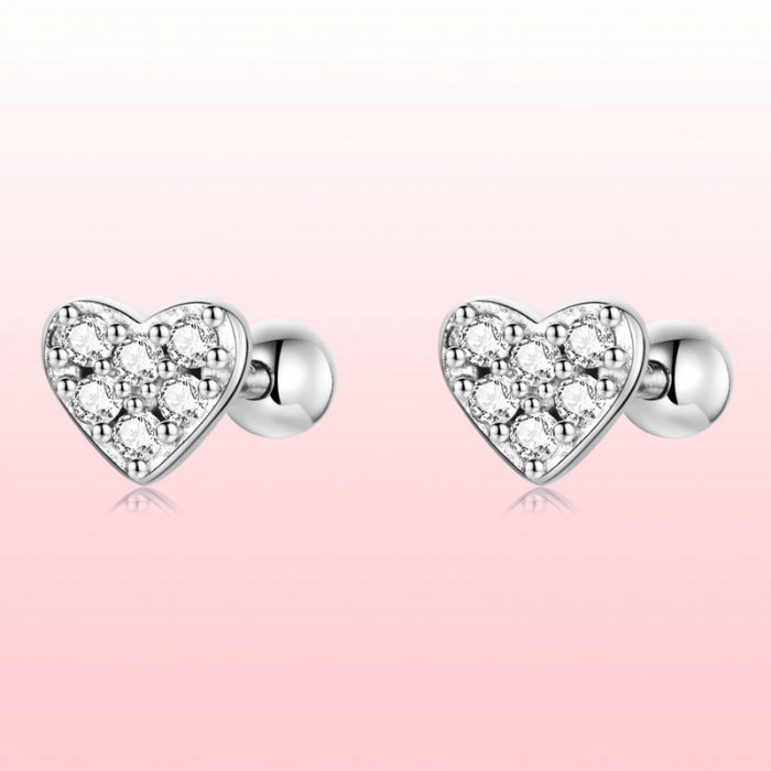 Cercei argint inimioare [15]