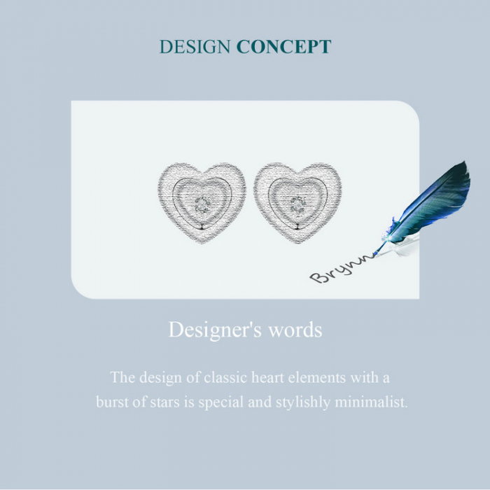 Cercei argint inimioare [9]