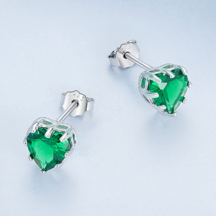 Cercei argint inimioare [4]