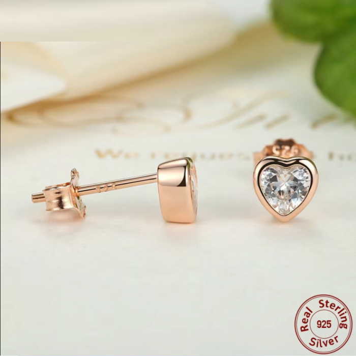 Cercei argint inimioare [3]