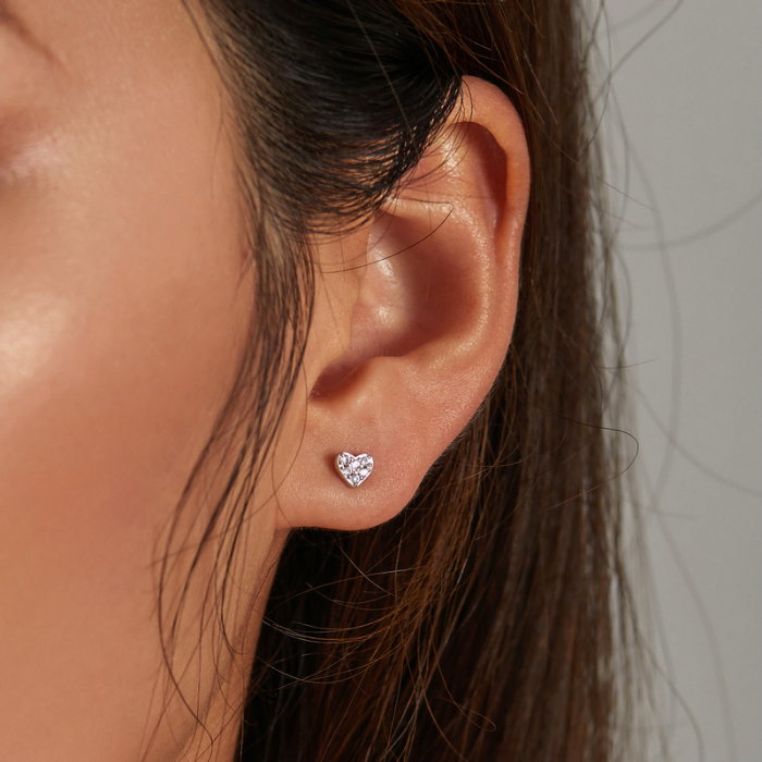 Cercei argint inimioare [2]