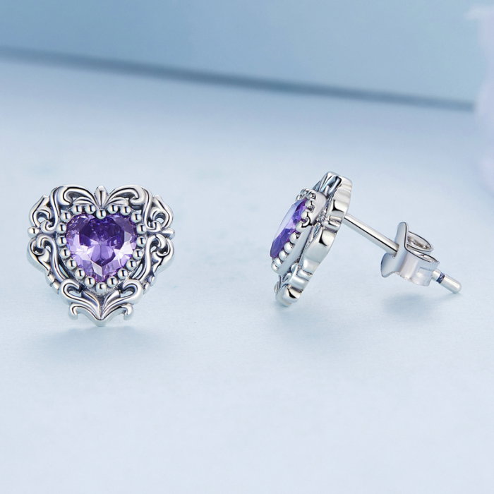 Cercei argint inimioare [3]