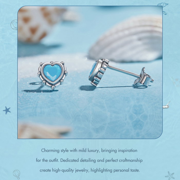 Cercei argint inimioare turcoaz [16]