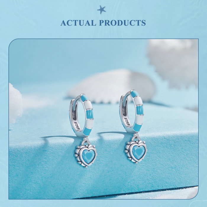 Cercei argint inimioare turcoaz [18]