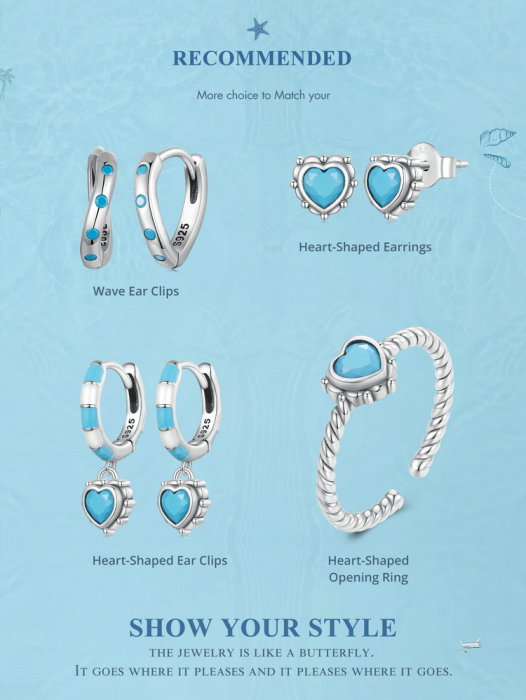 Cercei argint inimioare turcoaz [21]