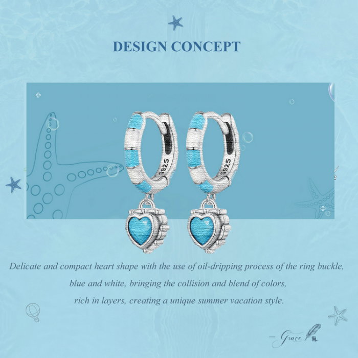 Cercei argint inimioare turcoaz [13]