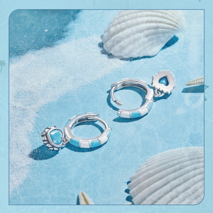 Cercei argint inimioare turcoaz [20]