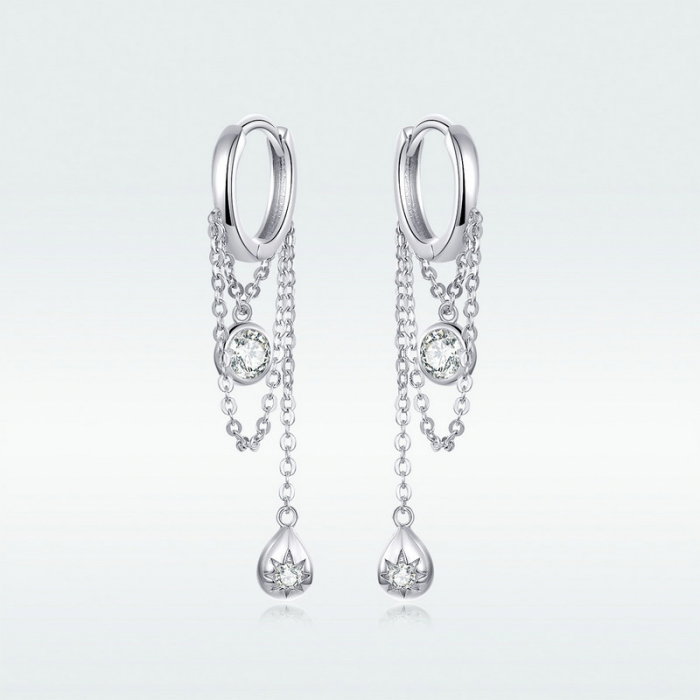 Cercei argint lanturi si zirconii [7]