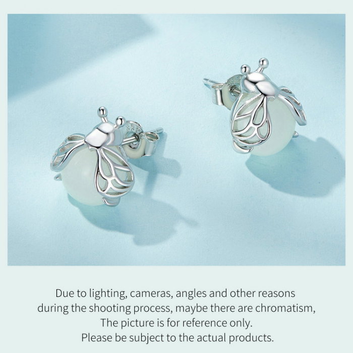 Cercei argint licurici fosforescenti [14]