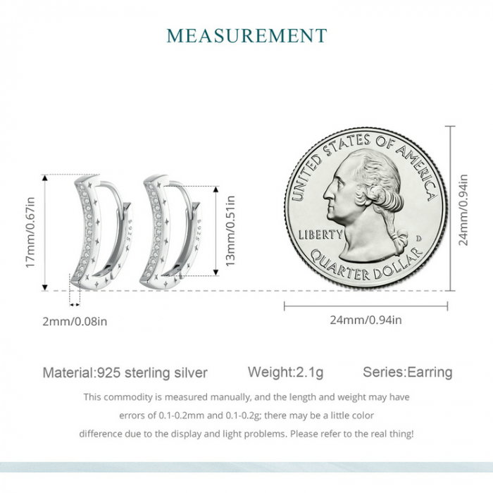 Cercei argint luna si stelele [13]