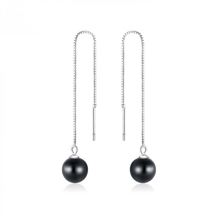 Cercei argint lungi cu margele [1]