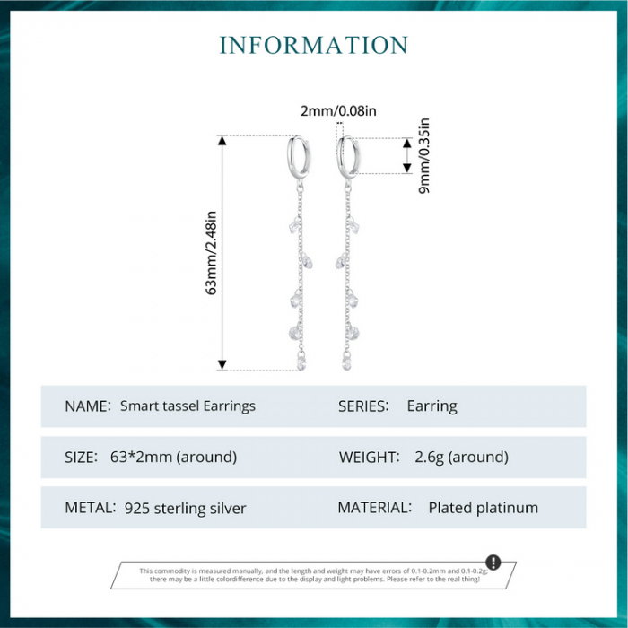Cercei argint lungi cu zirconii [10]