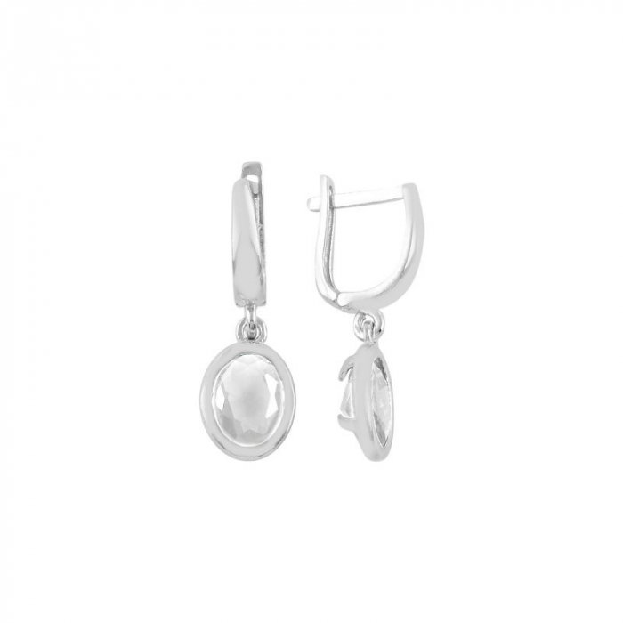 Cercei argint lungi cu zirconii [1]