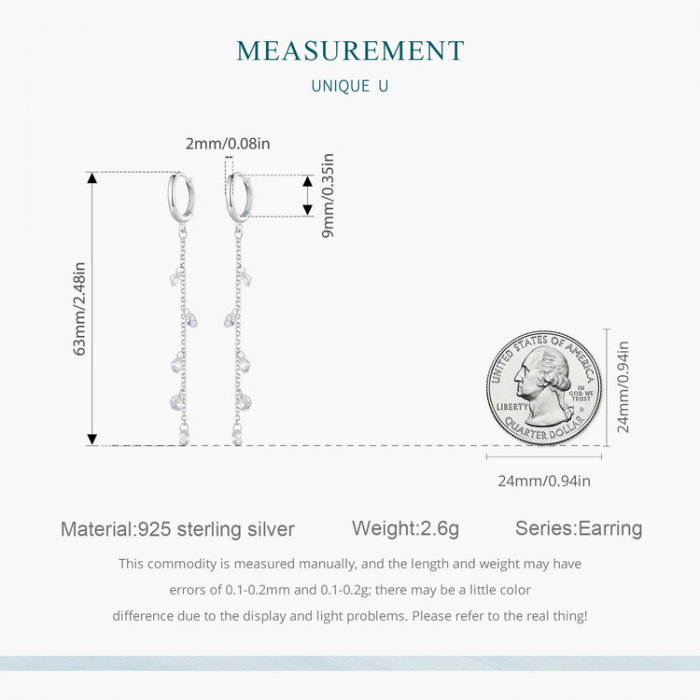 Cercei argint lungi cu zirconii [11]
