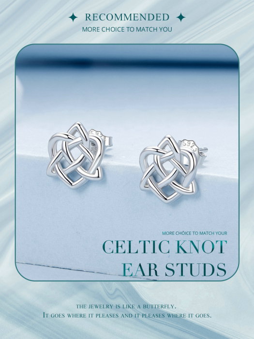 Cercei argint nod celtic [14]