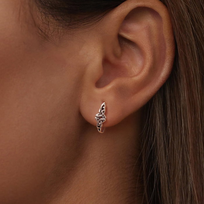 Cercei argint nod celtic [8]