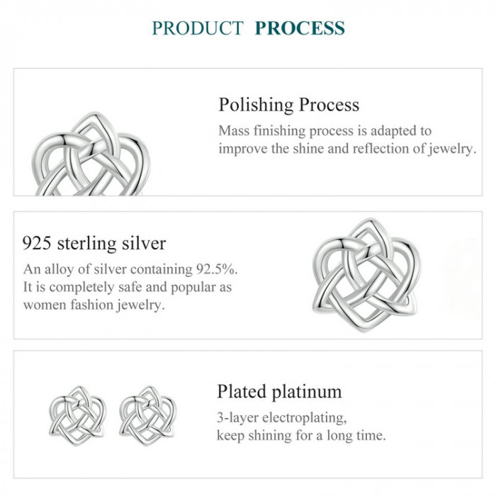 Cercei argint nod celtic [7]