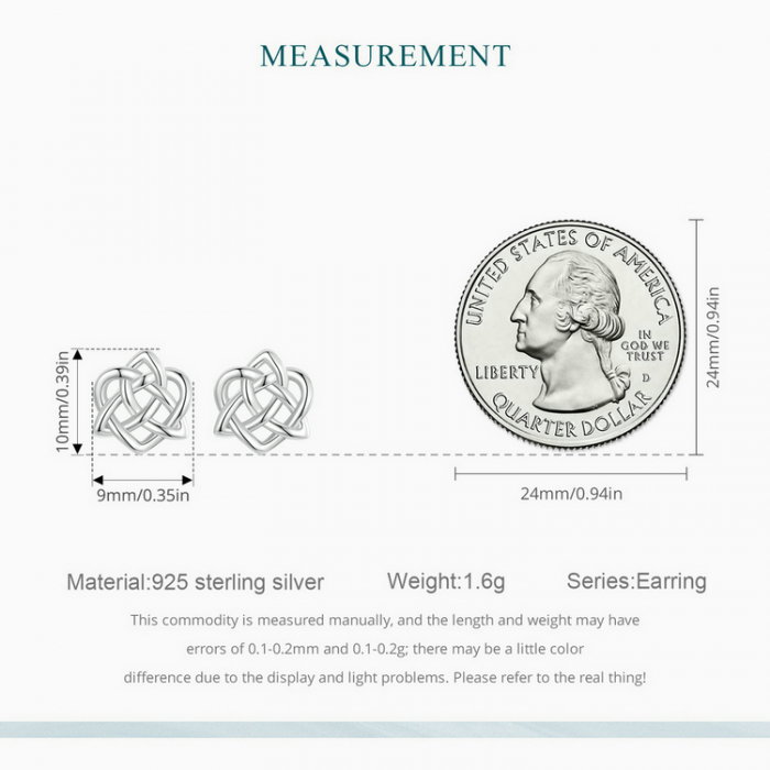 Cercei argint nod celtic [10]