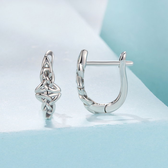 Cercei argint nod celtic [3]