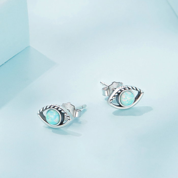 Cercei argint ochi de opal [6]