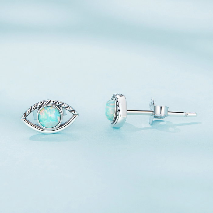 Cercei argint ochi de opal [3]