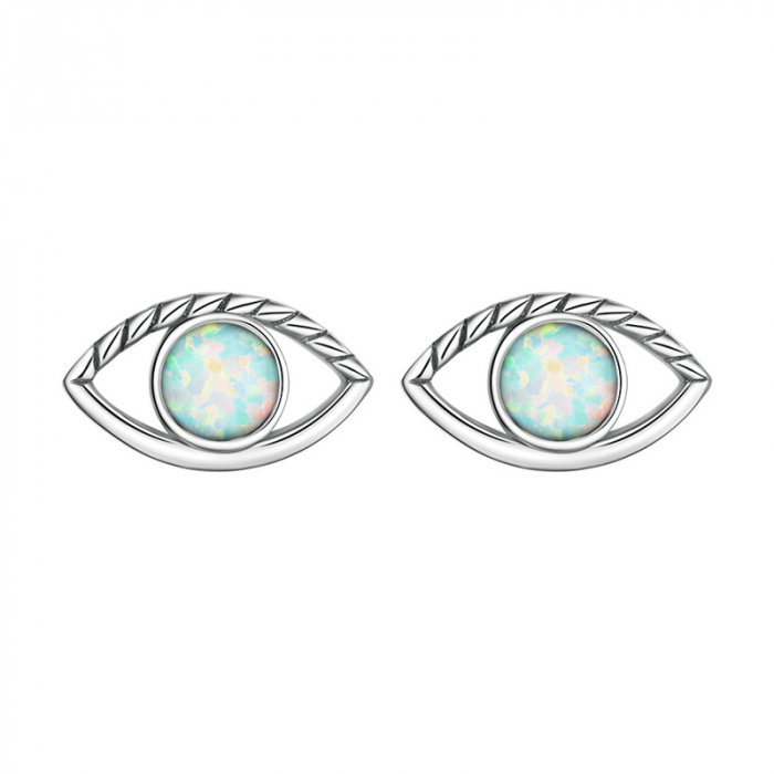 Cercei argint ochi de opal [1]