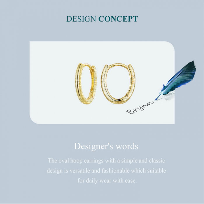 Cercei argint ovali simpli [22]