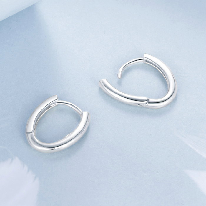 Cercei argint ovali simpli [7]