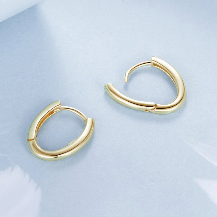 Cercei argint ovali simpli [3]