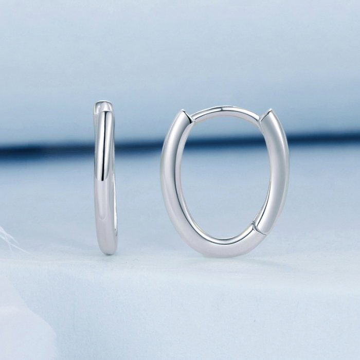 Cercei argint ovali simpli [3]