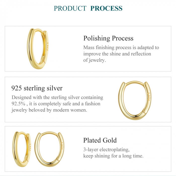 Cercei argint ovali simpli [18]