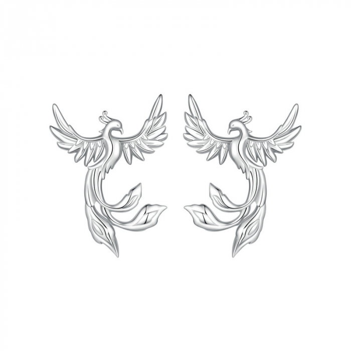 Cercei argint pasarea Phoenix [1]