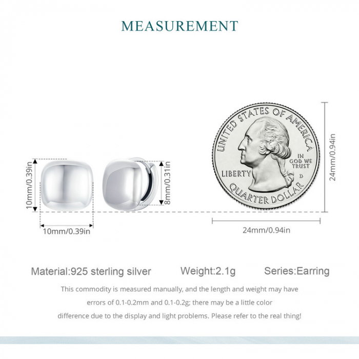 Cercei argint patrati [10]