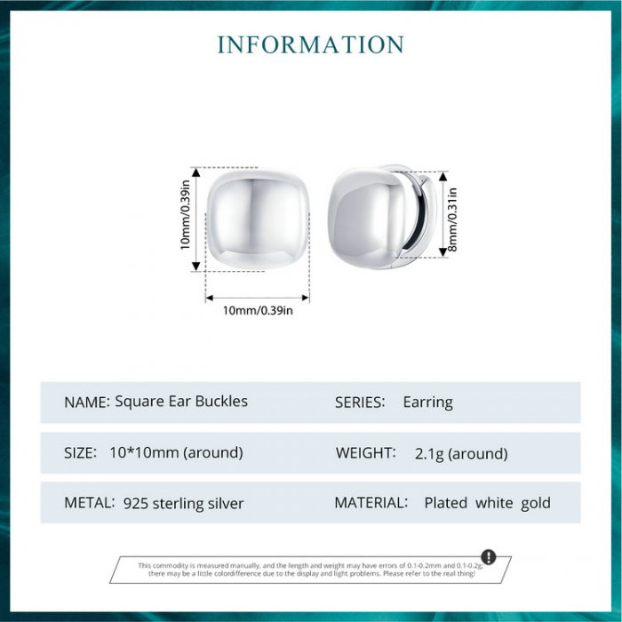 Cercei argint patrati [9]